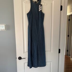 Future collective Denim Sleeveless Dress nwt sz 00